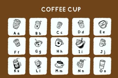 Coffee Cup by Bee piyanuch — Dingbats Font — thumbnail 4
