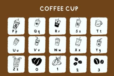 Coffee Cup by Bee piyanuch — Dingbats Font — thumbnail 5