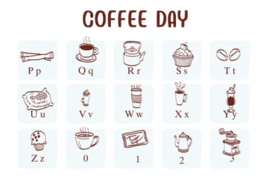 Coffee Day by Nongyao — Dingbats Font — thumbnail 3
