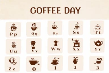 Coffee Day by Ketsarin — Dingbats Font — thumbnail 3