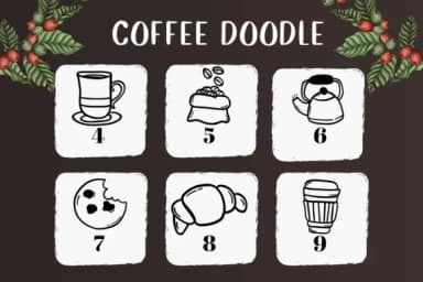 Coffee Doodle by CHANOK — Dingbats Font — thumbnail 4