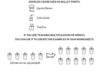 Coffee Doodle by digitalplannerland — Dingbats Font — thumbnail 8