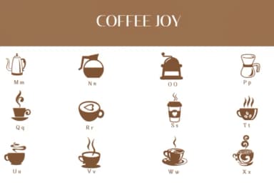 Coffee Joy by Heartcraft Atelier — Dingbats Font — thumbnail 3