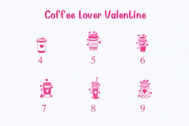 Coffee Lover Valentine by Nongyao — Dingbats Font — thumbnail 4