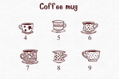 Coffee Mug by Nongyao — Dingbats Font — thumbnail 4