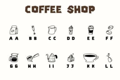 Coffee Shop by Chonada — Dingbats Font — thumbnail 2
