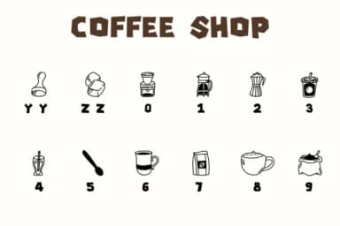 Coffee Shop by Chonada — Dingbats Font — thumbnail 4