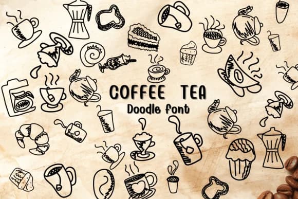 Coffee Tea by Nongyao — Dingbats Font