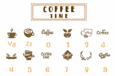 Coffee Time by PraewDesigns — Dingbats Font — thumbnail 4