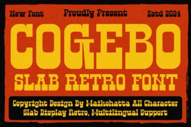 Cogebo by maikofarazhatta — Slab Serif Font — thumbnail 1