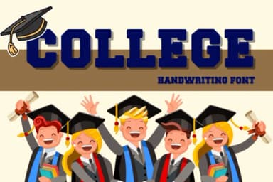 College by Chonada — Slab Serif Font — thumbnail 1