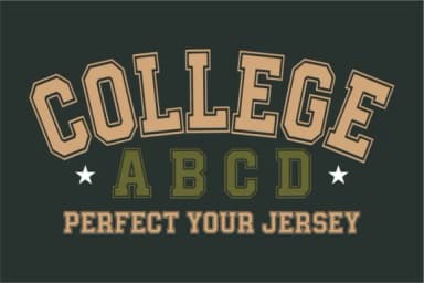 College Abcd by anamalmusyaffaCreative — Slab Serif Font — thumbnail 1