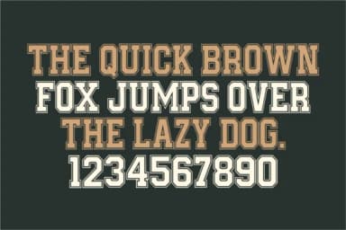 College Abcd by anamalmusyaffaCreative — Slab Serif Font — thumbnail 5