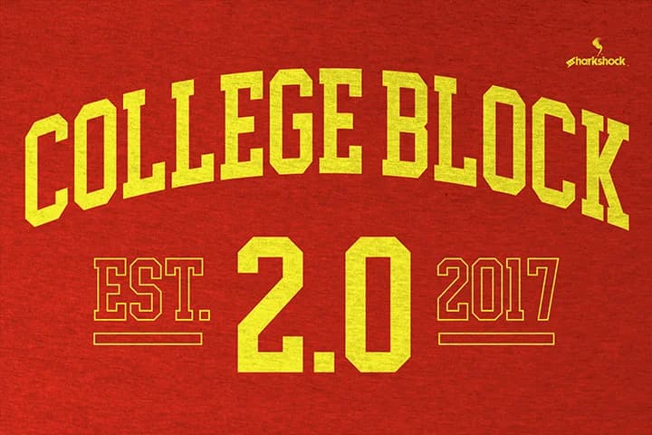College Block 2.0 by Sharkshock — Slab Serif Font — preview 1