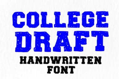 College Draft by wtl.typography — Slab Serif Font — thumbnail 1