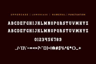 College Evoltan by qrdesignstd — Slab Serif Font — thumbnail 6