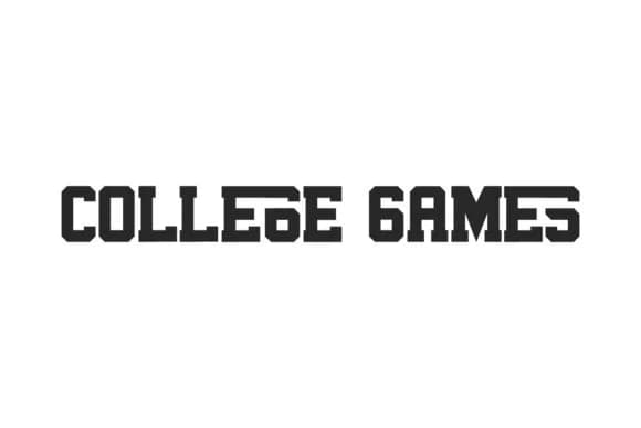 College Games by NihStudio — Slab Serif Font