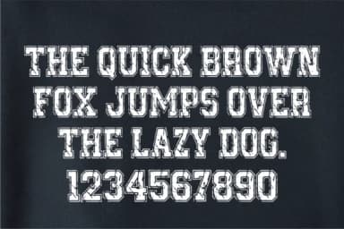 College Grunge by anamalmusyaffaCreative — Slab Serif Font — thumbnail 3