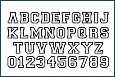 College Outline by wtl.typography — Slab Serif Font — thumbnail 2