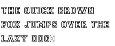 College Outline by wtl.typography — Slab Serif Font — thumbnail 6