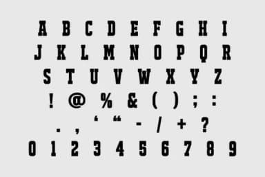 College Script by Dreamspace.studio — Slab Serif Font — thumbnail 5