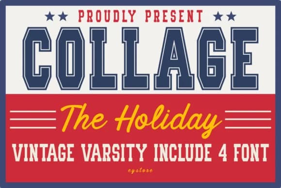 College the Holiday by Eystore — Slab Serif Font