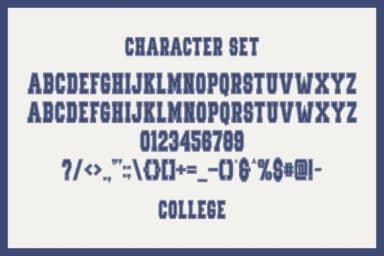 College the Holiday by Eystore — Slab Serif Font — thumbnail 7