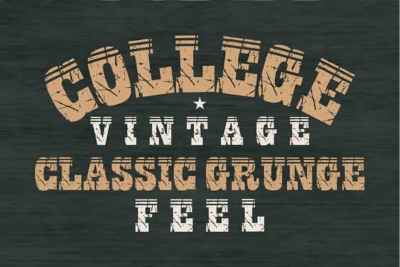 College Vintage by Sahira Studio — Slab Serif Font