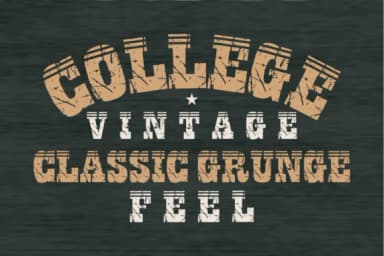 College Vintage by Sahira Studio — Slab Serif Font — thumbnail 1