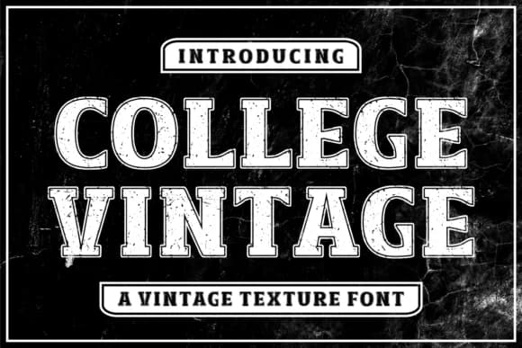 College Vintage by Riman (7NTypes) — Slab Serif Font
