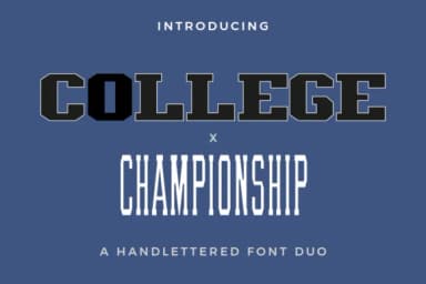 College X Championship Duo by Pixova Creative — Slab Serif Font — thumbnail 1