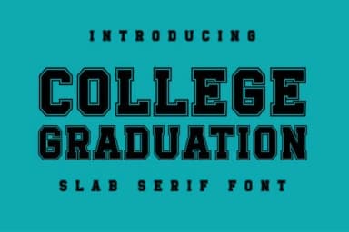 Collegegraduation by Riya Studio — Slab Serif Font — thumbnail 1
