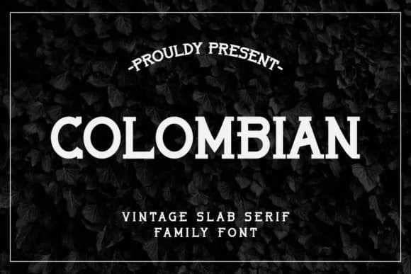 Colombian by Almairatype Studio — Slab Serif Font
