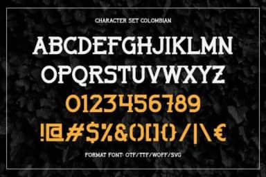 Colombian by Almairatype Studio — Slab Serif Font — thumbnail 8