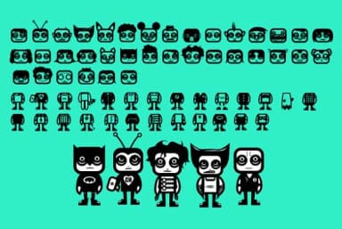 Comando X by Rodrigo Typo — Dingbats Font — thumbnail 1