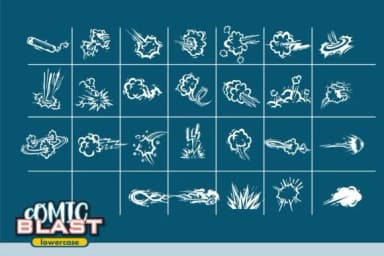 Comic Blast by onoborgol — Dingbats Font — thumbnail 3