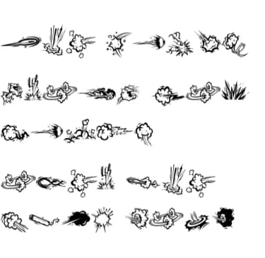 Comic Blast by onoborgol — Dingbats Font — thumbnail 7