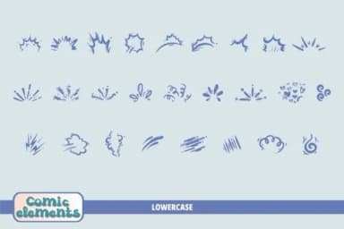 Comic Elements by onoborgol — Dingbats Font — thumbnail 3