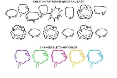 Comic Speech Bubble by digitalplannerland — Dingbats Font — thumbnail 3