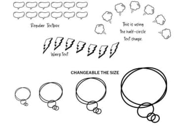 Comic Speech Bubble by digitalplannerland — Dingbats Font — thumbnail 4