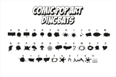 Comics Pop Art by Edywiyonopp — Dingbats Font — thumbnail 2