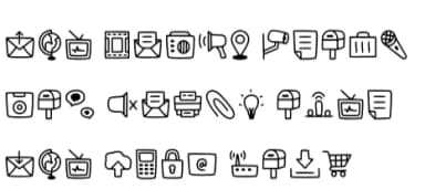 Communication by YandiDesigns — Dingbats Font — thumbnail 6