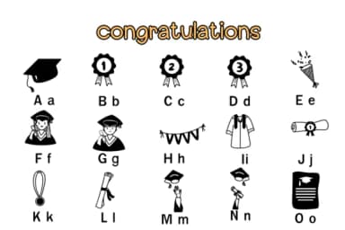 Congratulations by Nun Sukhwan — Dingbats Font — thumbnail 2