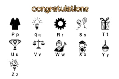 Congratulations by Nun Sukhwan — Dingbats Font — thumbnail 3