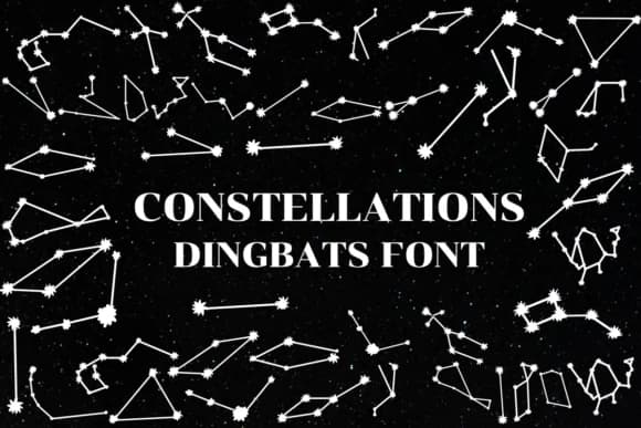 Constellations by Nongyao — Dingbats Font