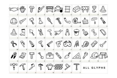 Construction by YandiDesigns — Dingbats Font — thumbnail 2