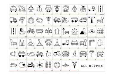 Conveyance by YandiDesigns — Dingbats Font — thumbnail 2