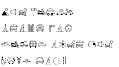 Conveyance by YandiDesigns — Dingbats Font — thumbnail 6