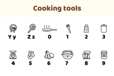 Cooking Tools by Chonada — Dingbats Font — thumbnail 4
