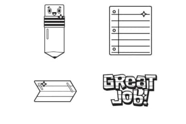 Cool School Dingbats by Illustration Ink — Dingbats Font — thumbnail 6